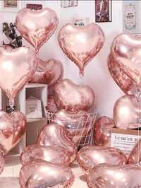 2 seturi /Set 10 baloane inimi roz