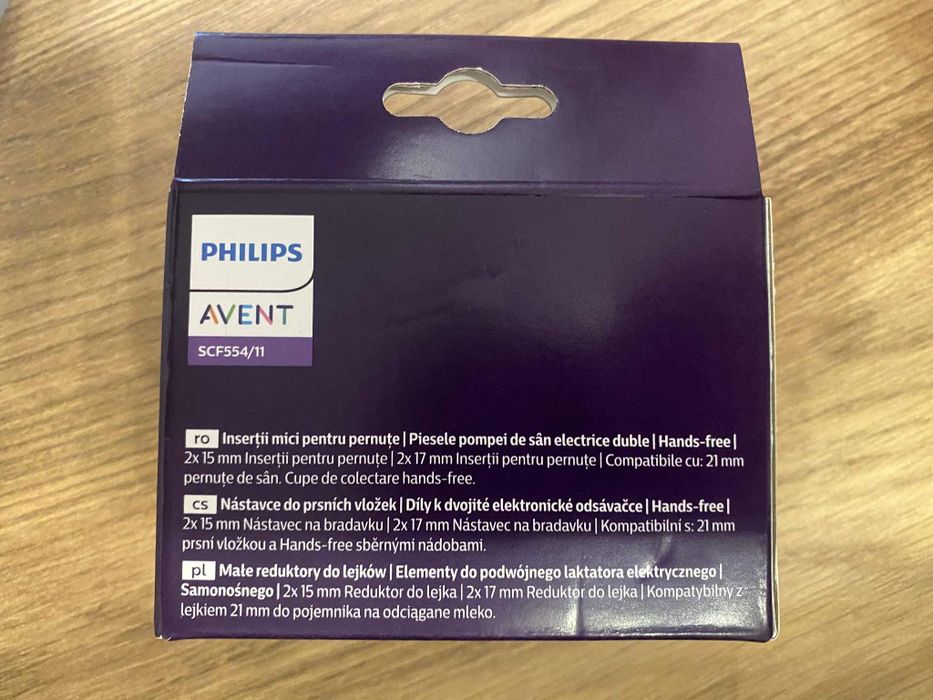 Vând Set 4 insertii Philips Avent SCF554/11, 15 mm si 17mm, silicon, t