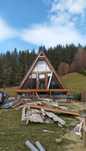 Cabane tip A din lemn