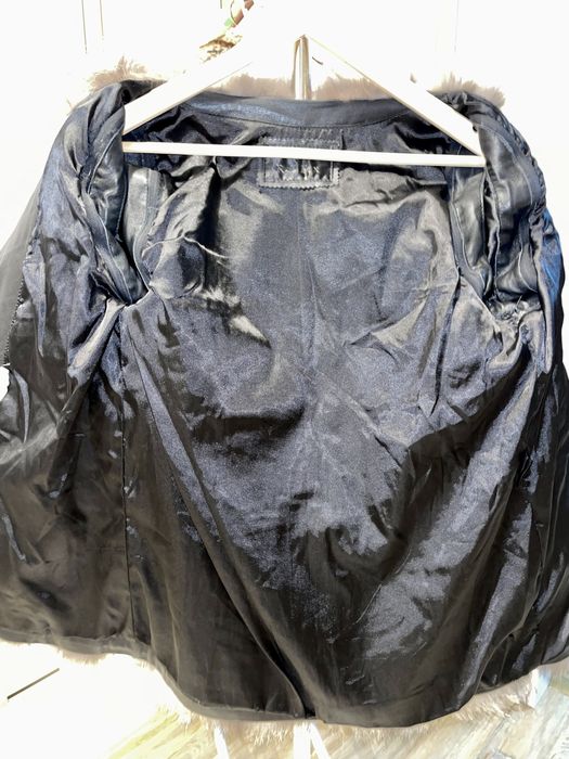 Blana naturala de vulpe - gri/argintiu