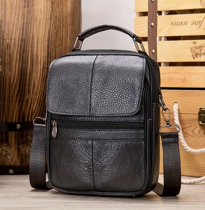 -15% Промоция• Елегантна, практична и стилна кожена чанта в три цвята!