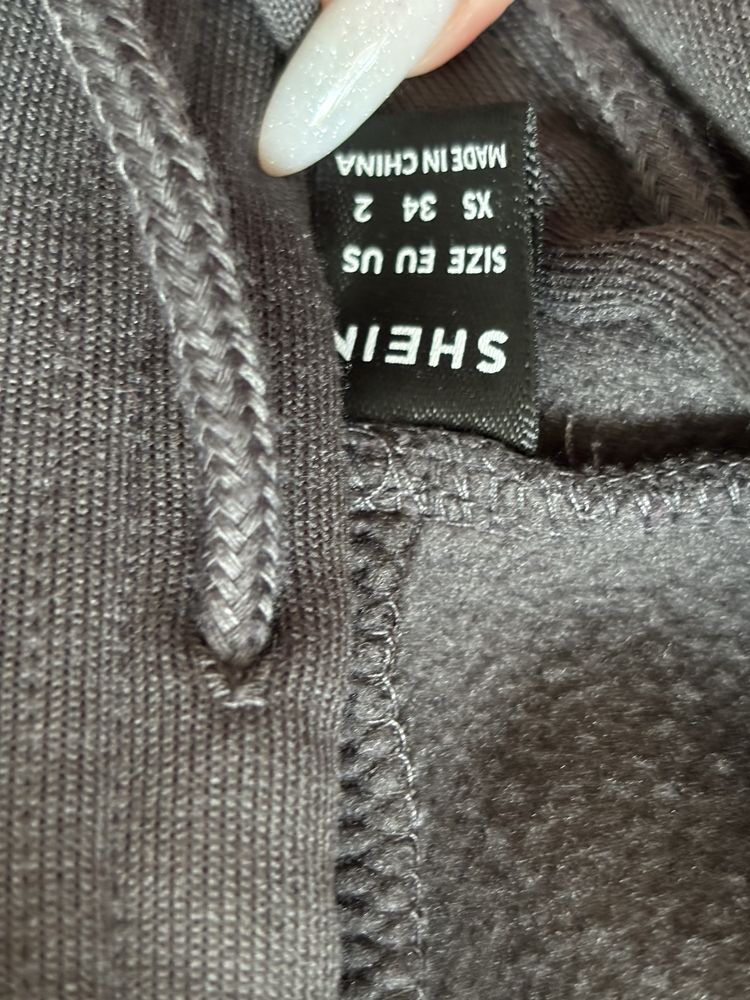 Тъмно сив сет от Shein