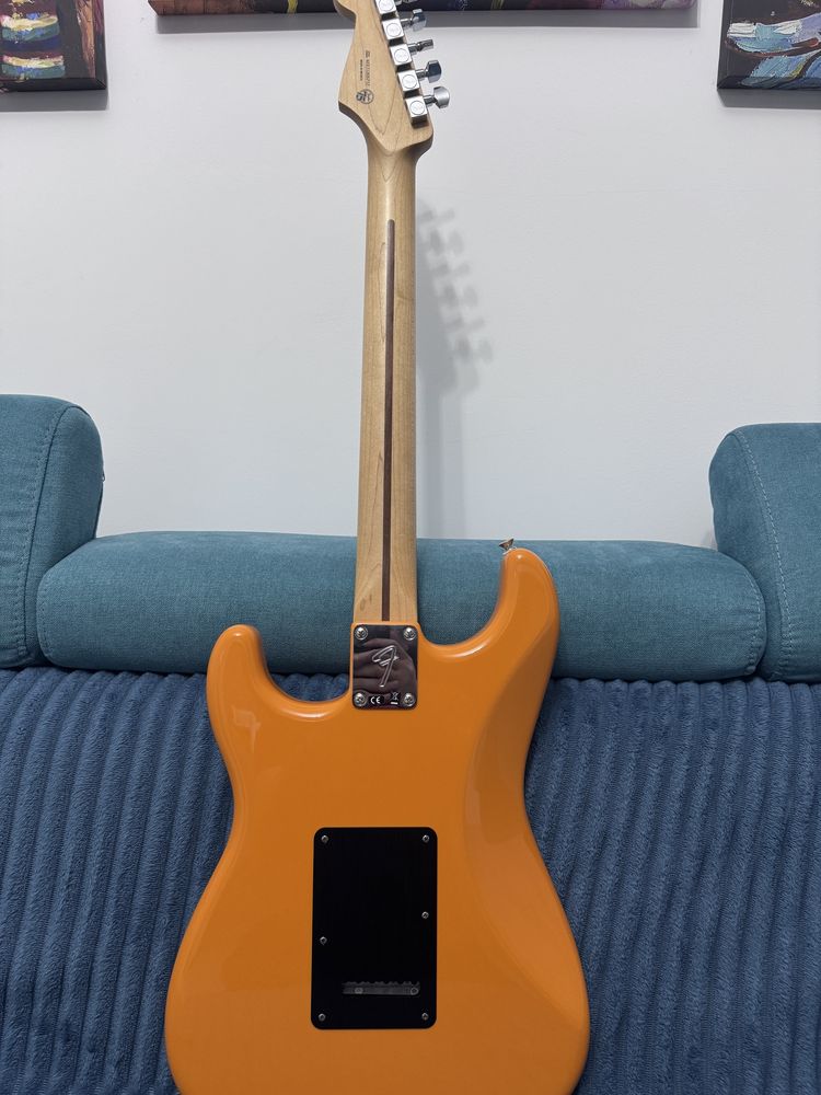 Fender stratocaster player mexic aniversary capri orange