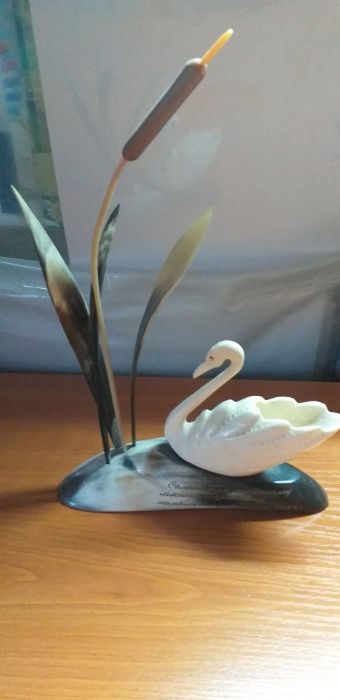 Сувенир - Лебедь из кости
