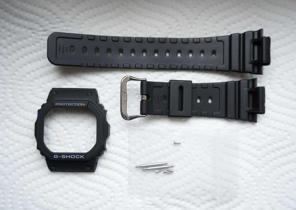 Оригинальный безель и ремешок от Casio dw5600 серии