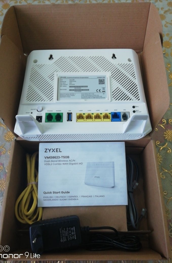 Zyxel 2,4ghz 5ghz wifi router