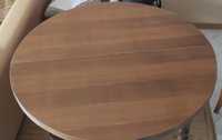 Дървена разтегателна кръгла маса