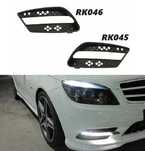 Решетка Mercedes Benz W204 AMG Мерцедес c-class амг дневни светлини