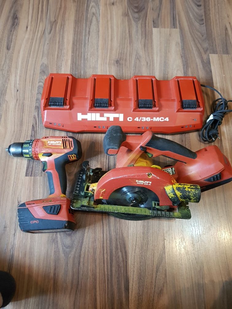 Set Hilti filetantă și circular