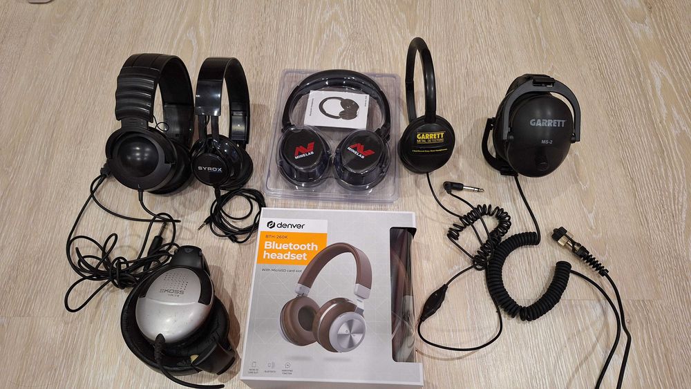 Професионални оригинални слушалки за  металотърсач