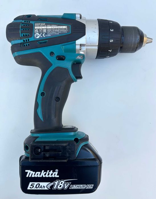 Makita DDF458 RTJ - Мощен акумулаторен винтоверт 2x18V 5.0Ah