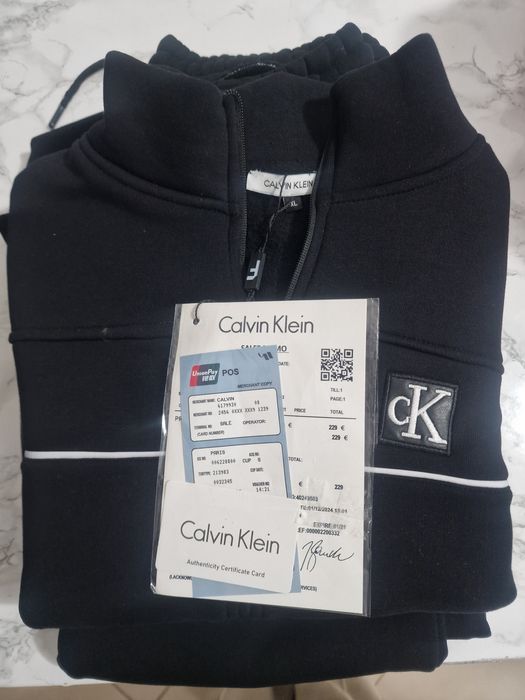 Trening bărbați Calvin Klein – negru – nou, cu etichetă