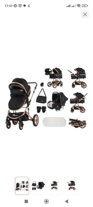 Продаётся коляска 3 в 1, ходунок и шезлонг