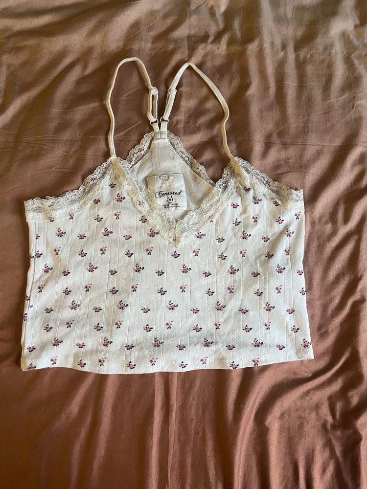 Top de Pijama Coquette Floral