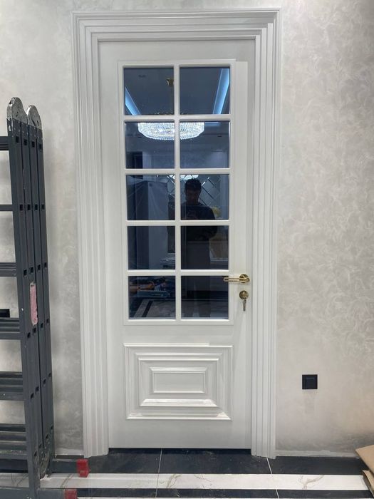 Шотландка. Межкомнатные МДФ двери.  МДФ эшиклар