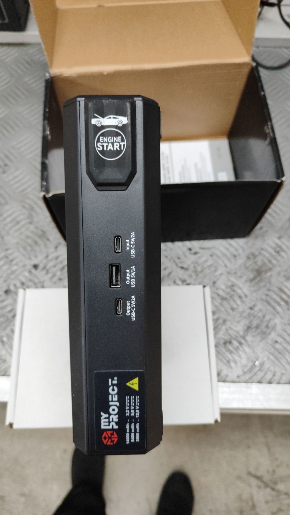 Бустер Powerbank с компресор booster  My Project  Ultimate speed