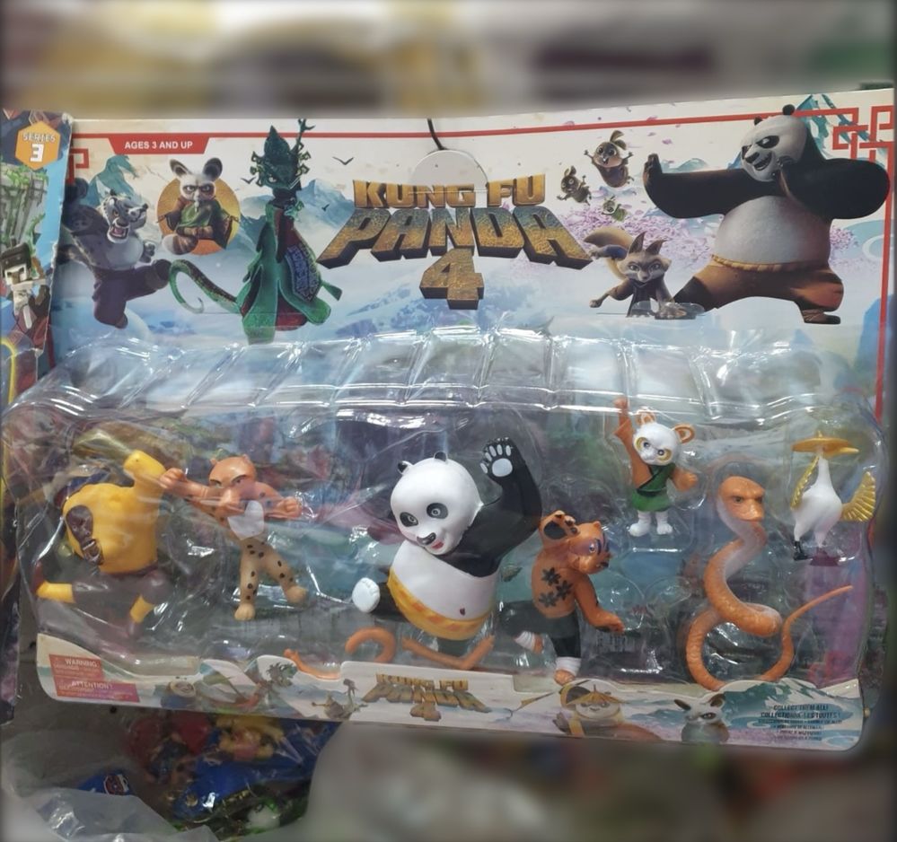 Голям комплект 7 броя фигурки Кунг Фу Панда/Kung Fu Panda фигурки
