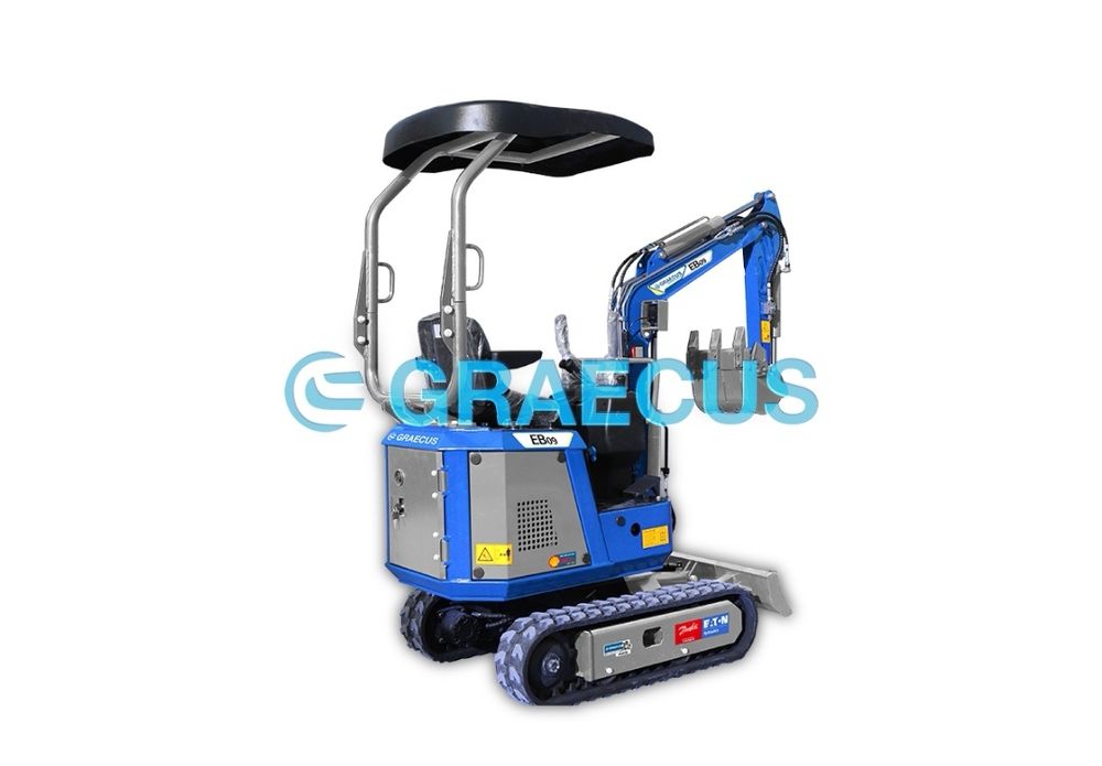 Miniexcavator nou Graecus 900kg, produs nou cu garantie,