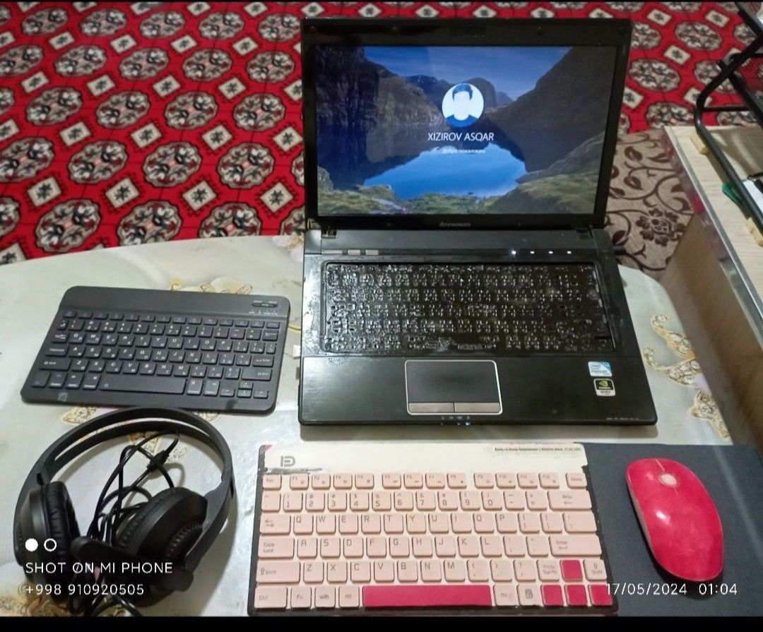 Lenovo noutbug 2021 yil DDR3