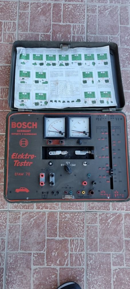 Tester auto vintage Bosch, colectie