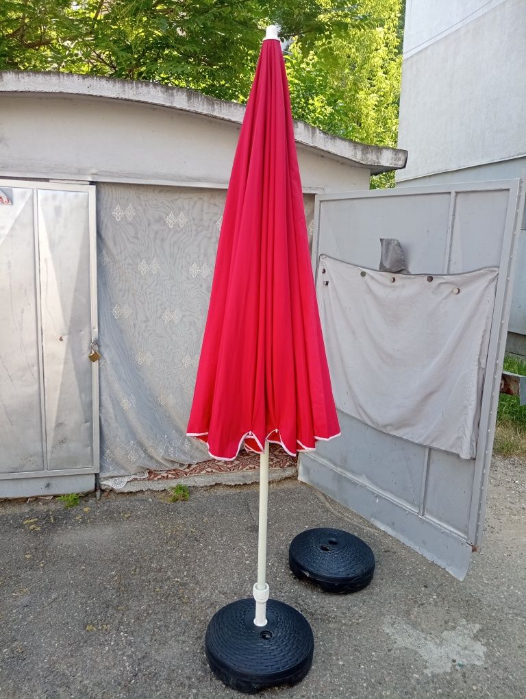 Umbrela terasă cu stativ inclus