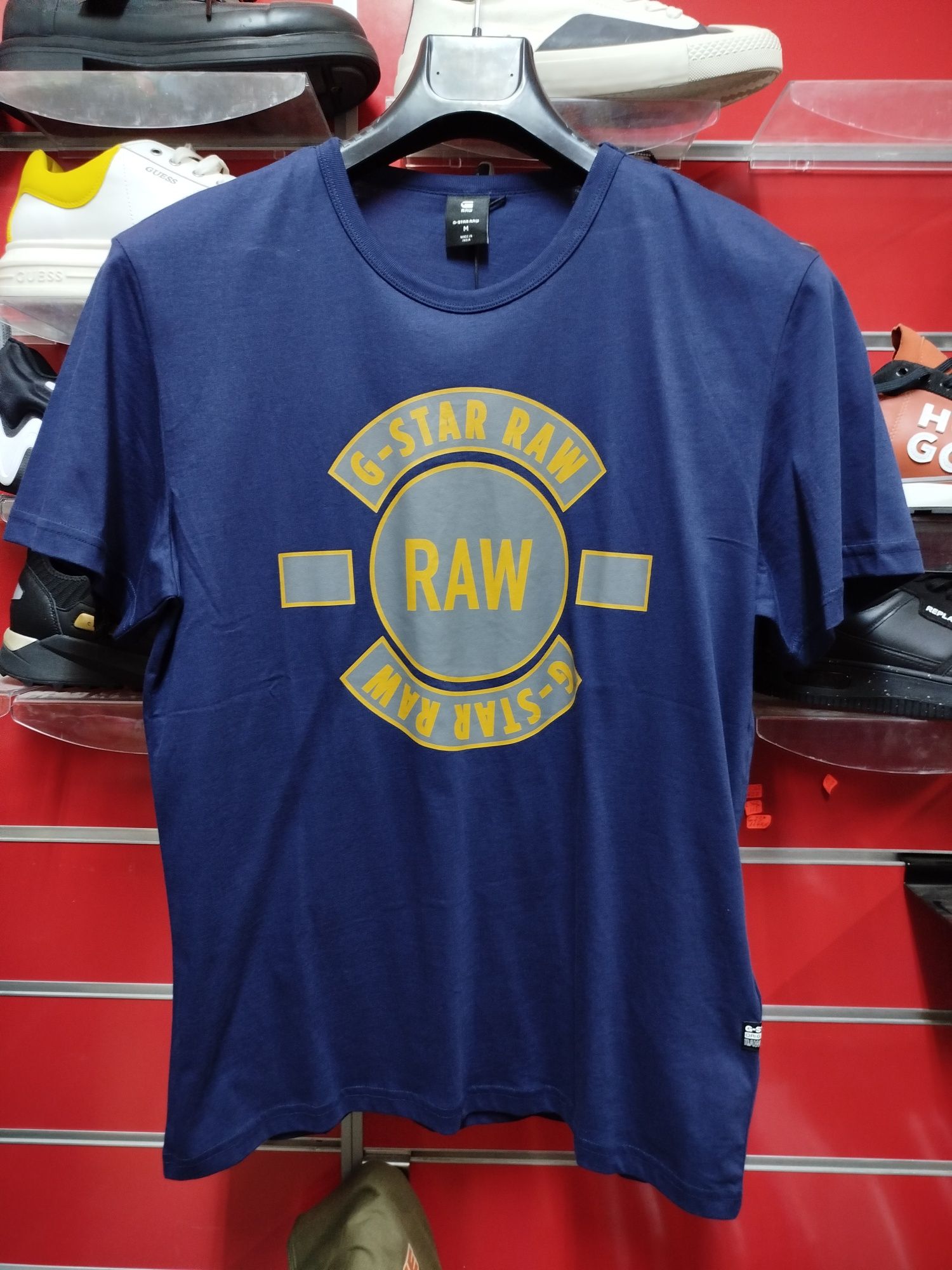 Оригинална нова тениска G-Star Raw Badge S , M , L , 2XL мъжка