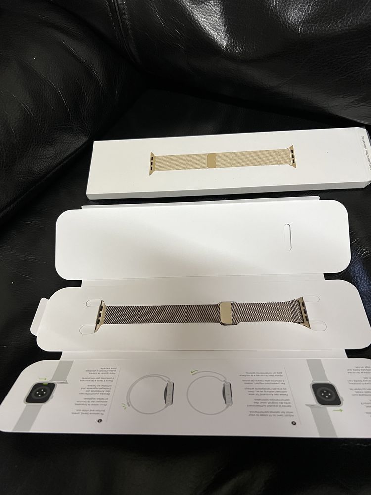 Milanese Gold Rose Gold Apple Watch Transport gratuit