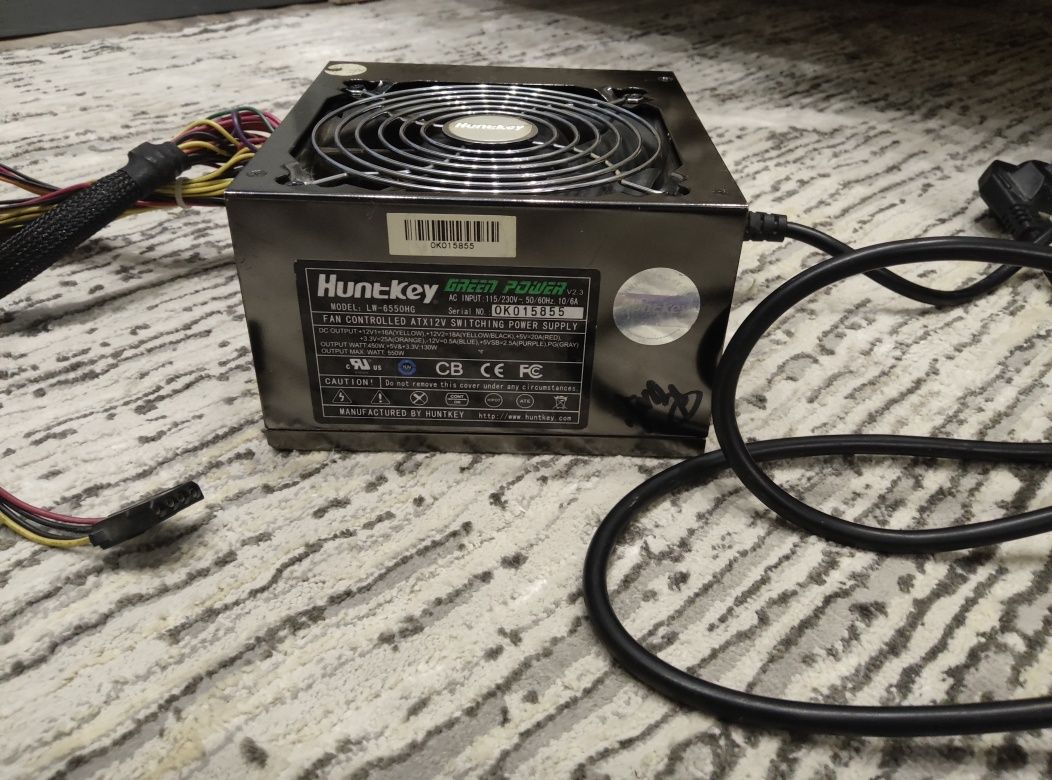 Блок питания HuntKey 500W