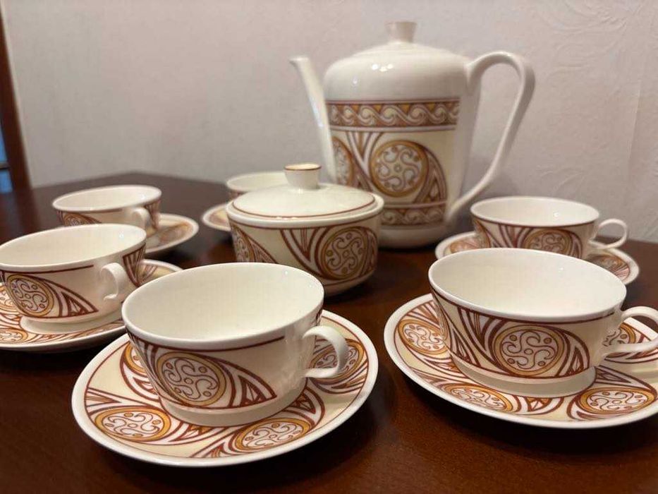 Serviciu de cafea din portelan