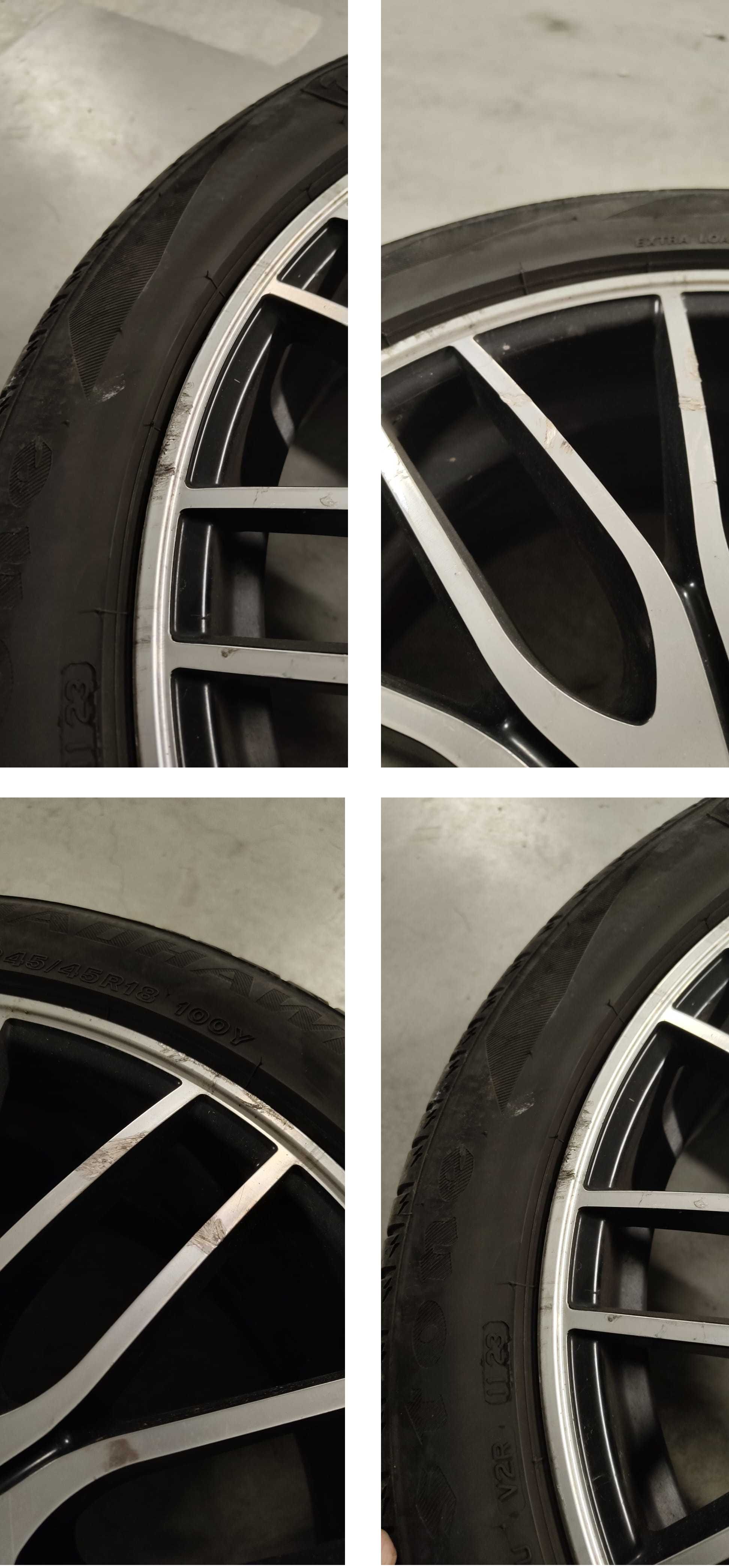 Jante BORBET R18 + cauciucuri vara Roadhawk Firestone