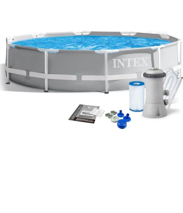 Piscina rotunda cu cadru metalic Prism Frame Premium Intex