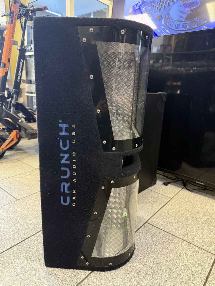 Crunch USA Dual Subwoofer Бас каса и Усилвател Thunder