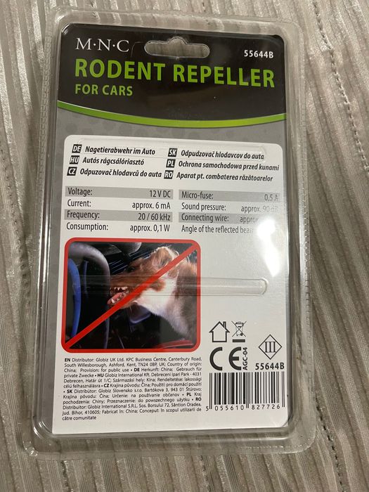 Aparat auto ultrasonic pentru combaterea șoarecilor