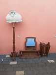 set lemn , lampadar , oglinda,cuier , suport