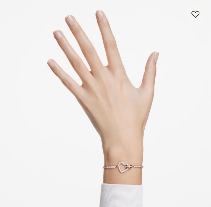 Нова, оригинална гривна Swarovski rose gold