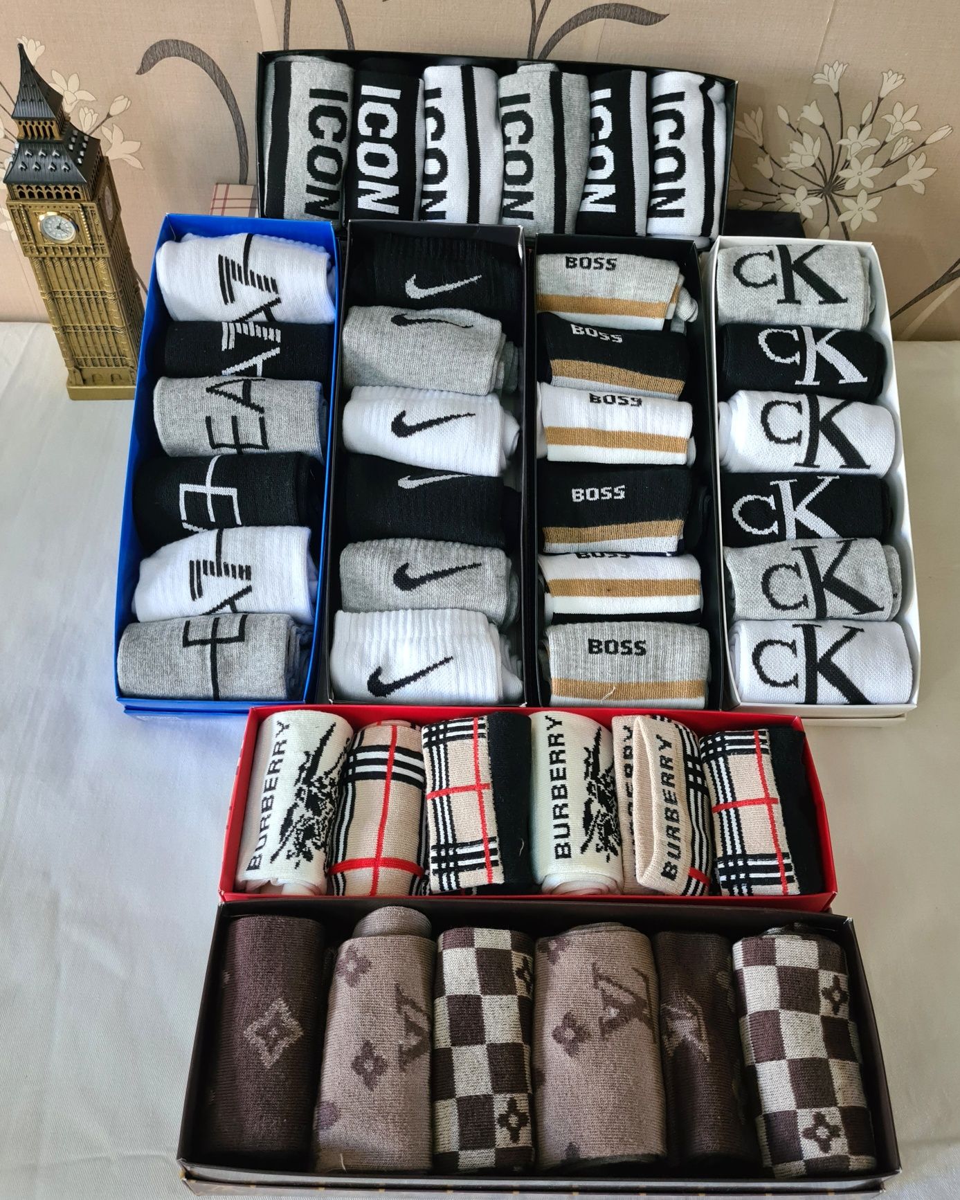 Set de 6 perechi șosete reducere