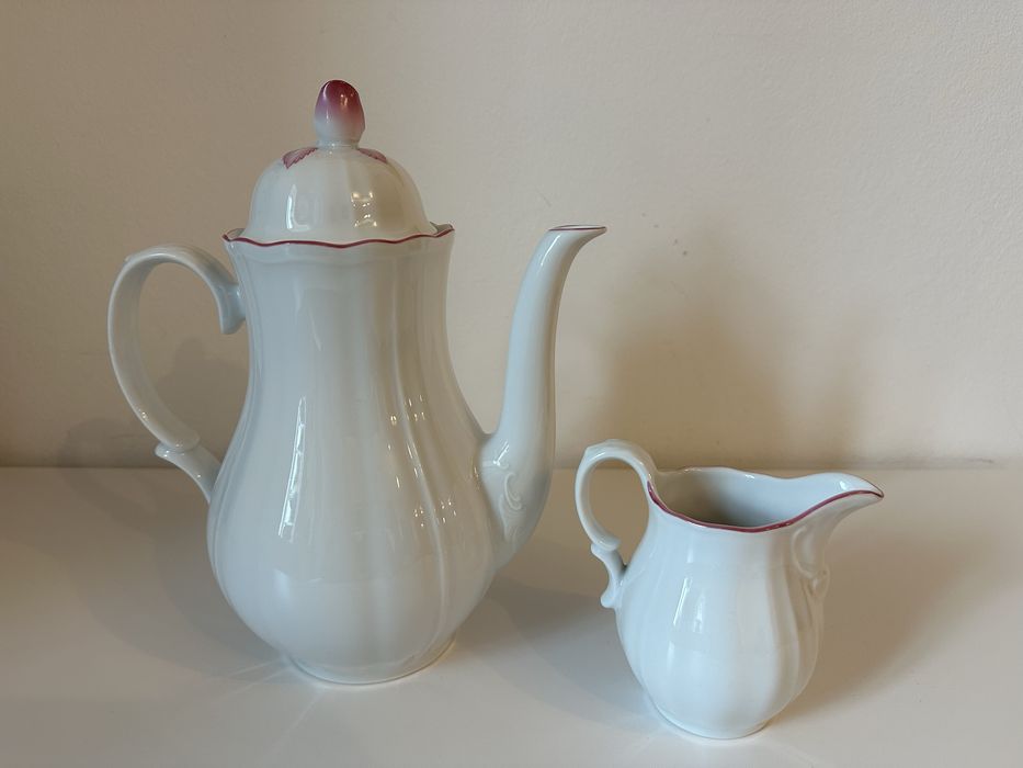 Set de ceai vintage din porțelan Wunsiedel Bavaria
