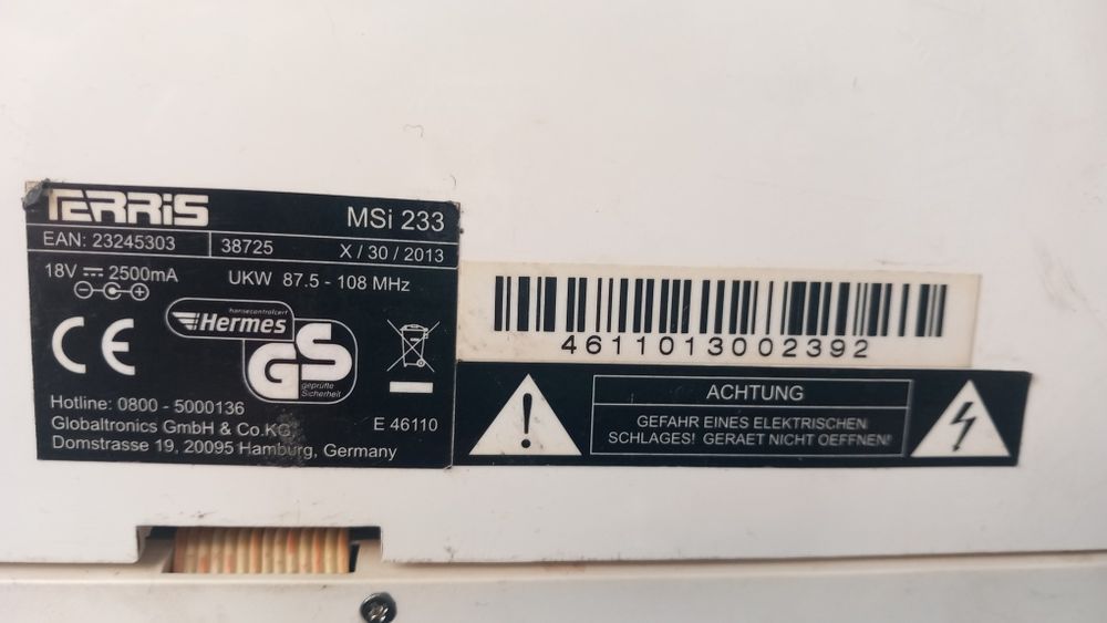 Hitachi UR 18 DSL,Terris MSI 233 Тунер радио за Iphone,