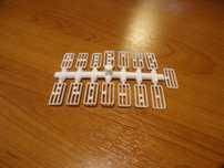 Marcaje Albe Registre Acordeon Weltmeister Supita/S4/S5/Meteor/Caprice