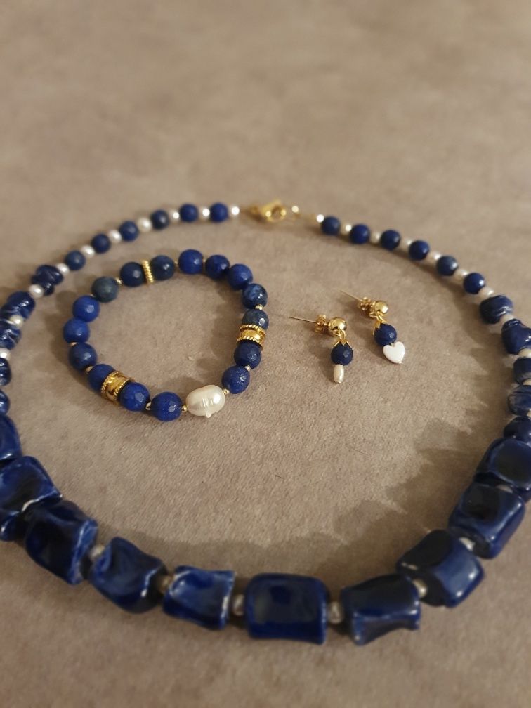 Set pietre lapis lazuli