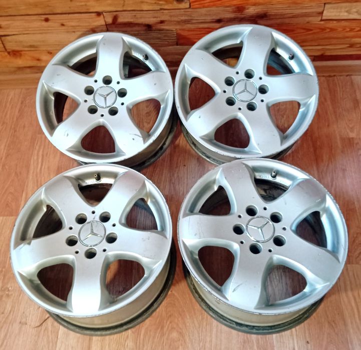 Диски 16 ет 35 J7,5 разб 5*112 с резиной зима