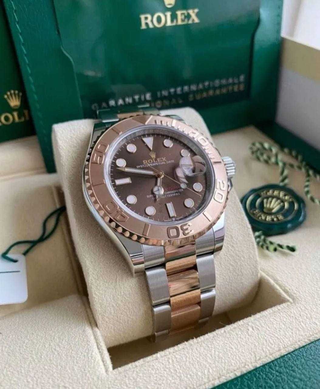 Rolex Yacht-Master 37MM Rose Gold Chocolate Dial 268621