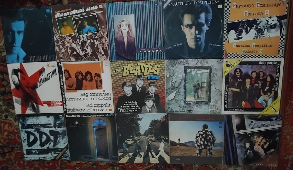 Продам пластинки по 10000тг - 15000тг Район Бурова