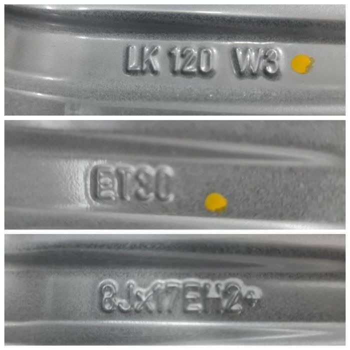 Jante 17 BMW F10 F11 F30 F31 E90 E91 X1 X3 X4, 8Jx17, ET30, 5x120
