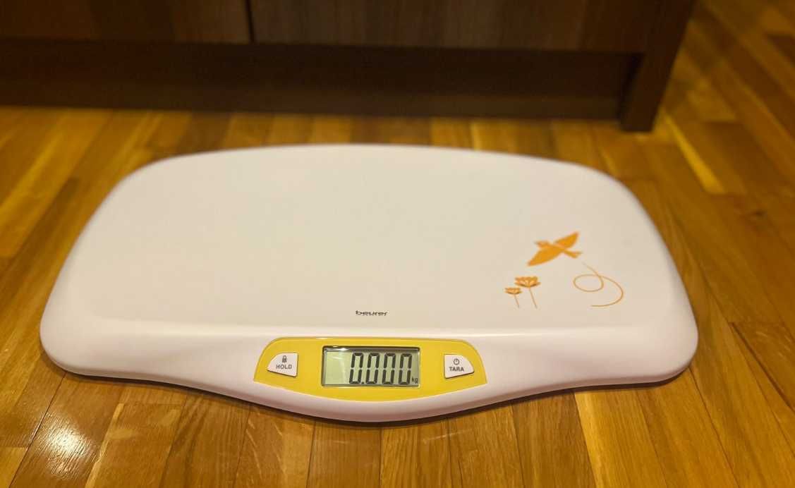 Cantar de bebelusi BEURER BY80, 20kg, alb-galben, garantie