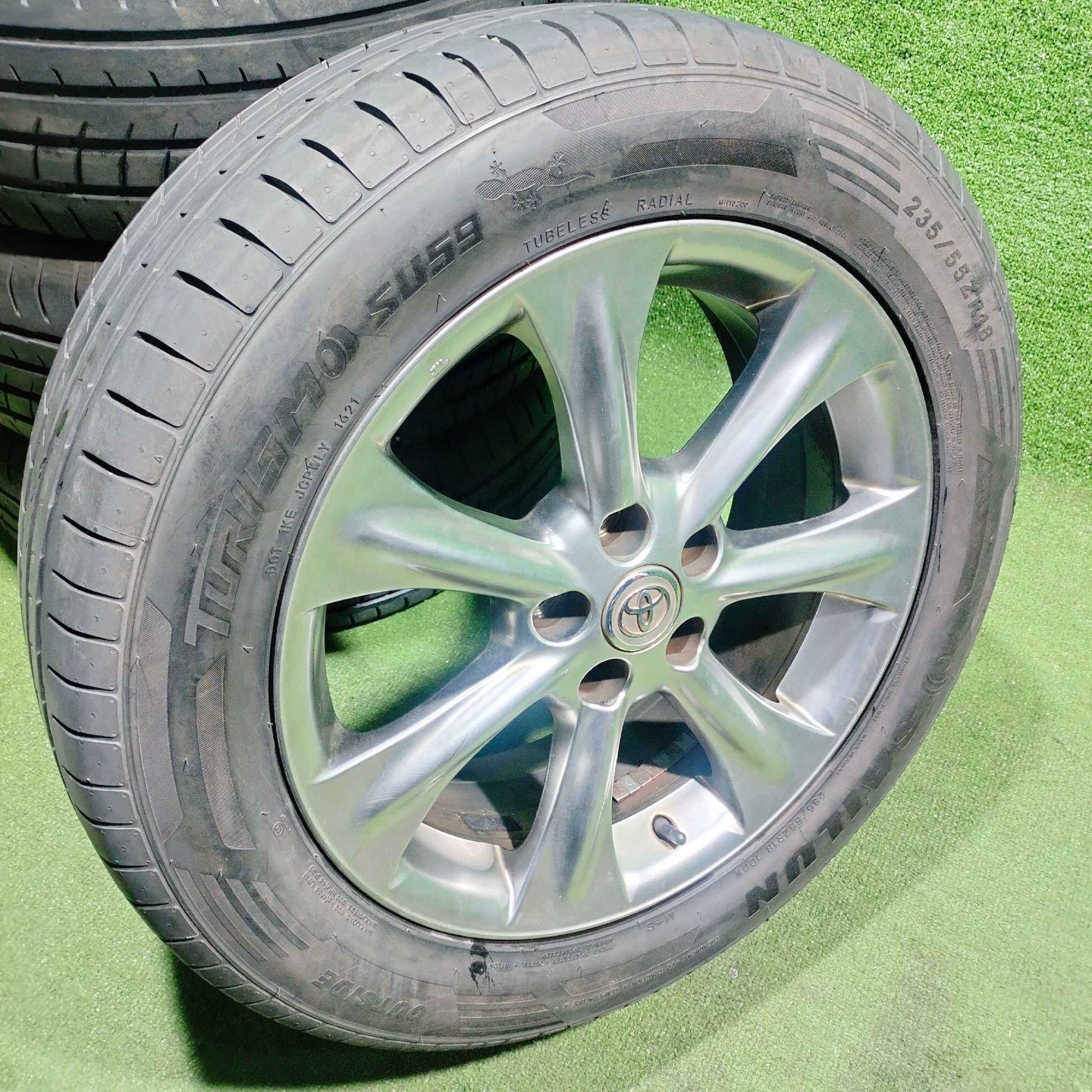 Продам Диски оригинал на RX 350 с шинами Sailun 235/55R18 5/114,3 лето