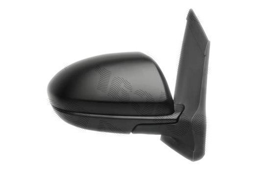 Oglinda exterioara Mazda 3 Bl, 07.2009-10.2011, Mazda 3 Bl, 10.11-2009.2013, partea Stanga, culoare sticla crom, sticla asferica, cu carcasa neagra grunduita, cu incalzire, ajustare electrica, BBP36918ZE