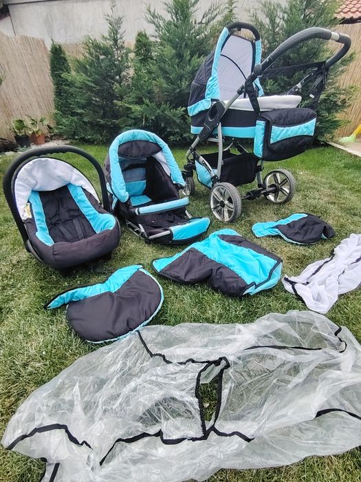 Cărucior 3 in 1 foarte rezistent