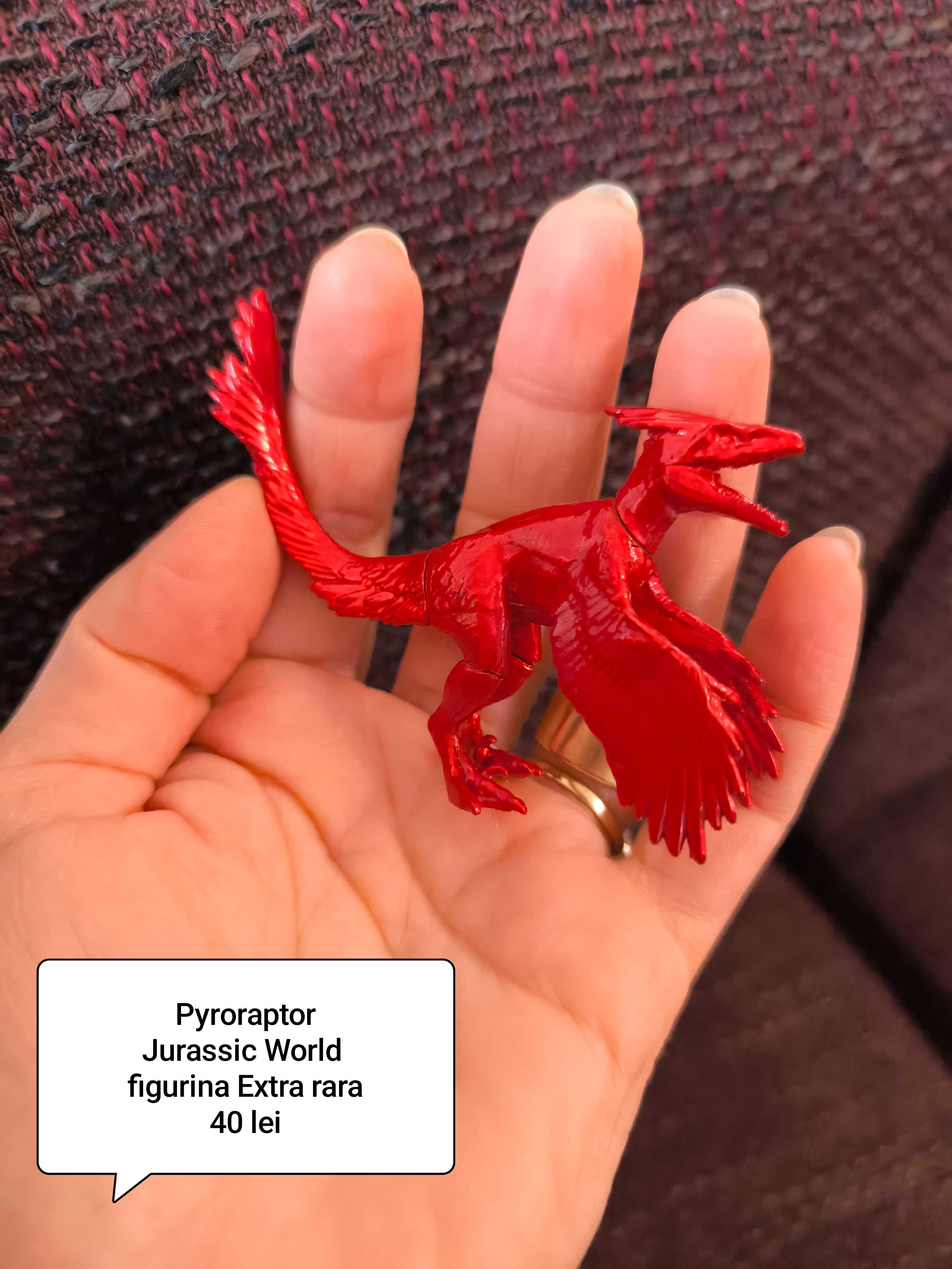 Figurina pyroraptor Jurassic World, extra rara și altele