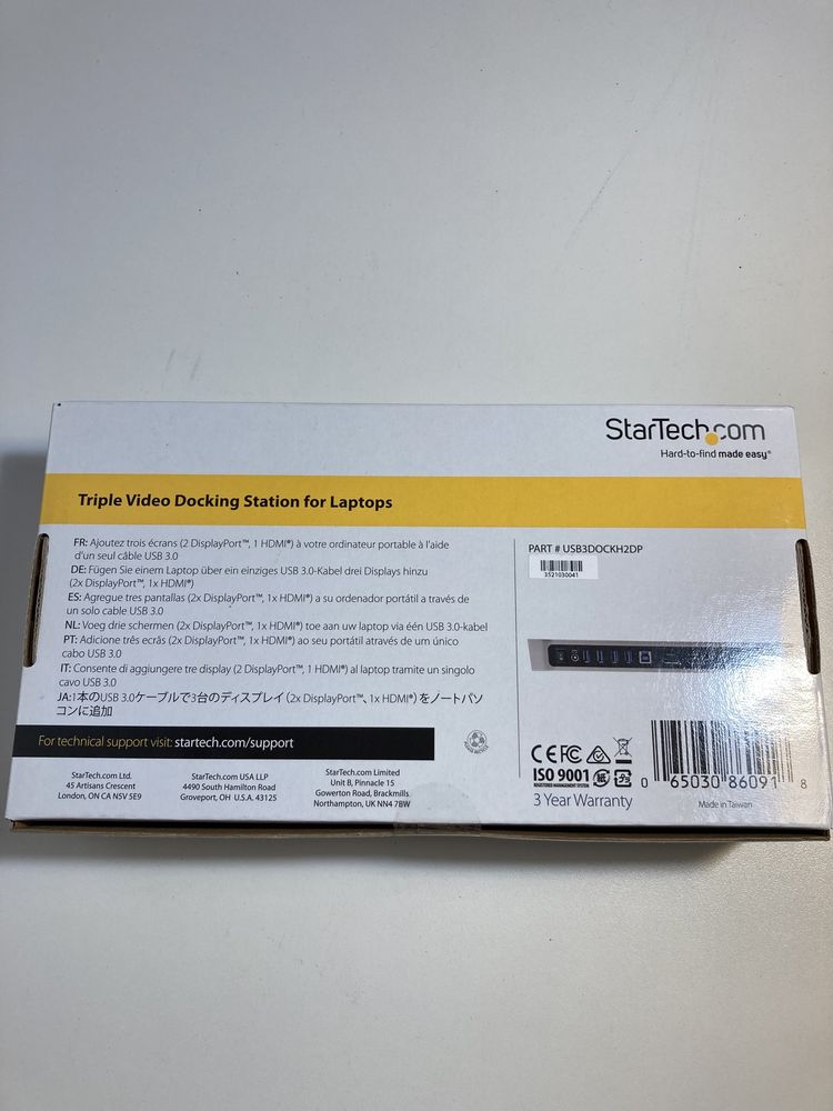 Startech Triple-Video Docking Station